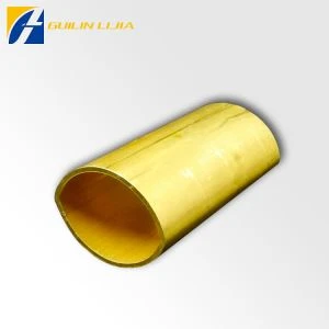 ফ্ল্যাট ওভাল ব্রাস পাইপ
